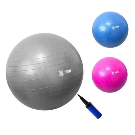Bola de Pilates Odin Fit – 65cm | Bola Suíça Inflável Anti-Estouro | Ideal para Yoga, Pilates e Exercícios Funcionais