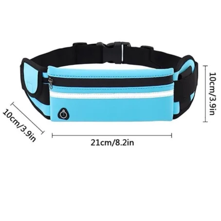 Pochete Esportiva Slim Impermeável – Porta Celular e Suporte para Garrafa | Ideal para Corrida, Caminhada e Academia - Imagem 9