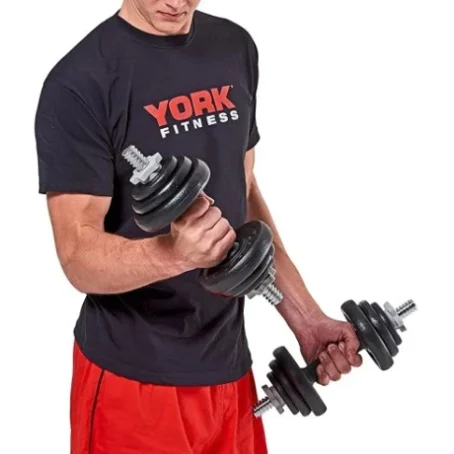 Kit Dumbbell Ajustável MBFIT – Até 30kg | Halteres para Academia e Musculação | Carga Regulável - Imagem 2