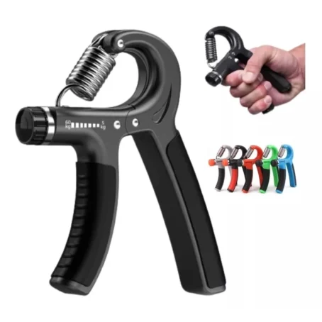 Hand Grip Flexor de Punho com Mola Ajustável – Fortalecimento de Antebraço e Mãos | Ideal para Treino de Força e Reabilitação