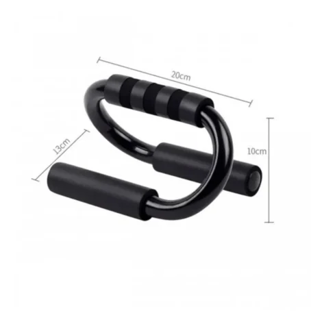 Barra S Push Up – Suporte Fixo para Flexão de Braço | Estabilidade e Conforto no Treino de Peitoral, Ombros e Tríceps - Imagem 6