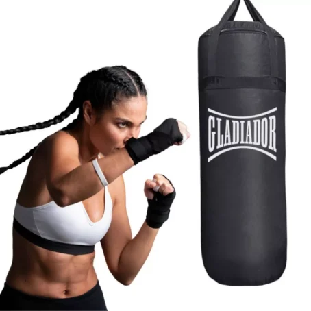 Saco de Pancada Gladiador 120x100cm (Vazio) – Ideal para Boxe, Jiu-Jitsu, MMA e Treinos de Combate | Opções de Peso: 50kg, 70kg ou 90kg Após Enchimento - Imagem 4