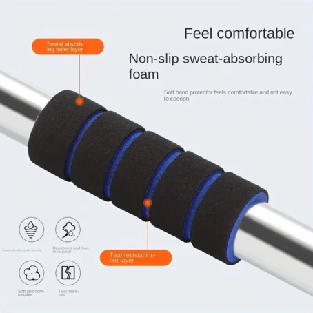 Barra de Exercícios Ajustável para Porta – Até 100cm | Ideal para Crossfit, Calistenia, Treinos de Força e Fitness - Imagem 6