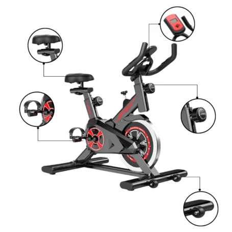 Bicicleta Ergométrica Spinning Profissional – Ideal para Academia e Treinos Fitness | Modelo Sport Profissional - Imagem 4