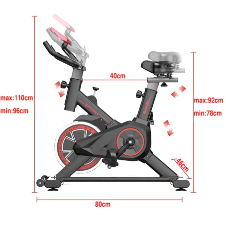 Bicicleta Ergométrica Spinning Profissional – Ideal para Academia e Treinos Fitness | Modelo Sport Profissional - Imagem 3