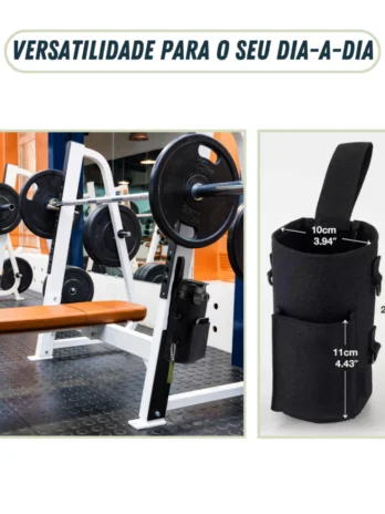 Bolsa Magnética Multifuncional – Gym Bag Impermeável para Acessórios de Esportes, Academia e Fitness