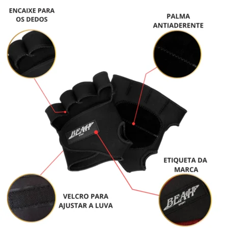 Par de Luvas para Treino – Academia e CrossFit | Modelo Masculino/Feminino | Lançamento - Imagem 3
