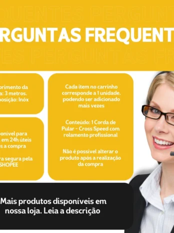 Corda de Pular Profissional 3M – Ideal para Crossfit, Treinos de Alta Performance e Condicionamento Físico | Marca NL