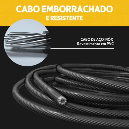 Corda de Pular Profissional 3M – Ideal para Crossfit, Treinos de Alta Performance e Condicionamento Físico | Marca NL - Imagem 6