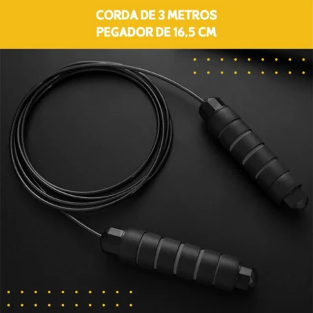 Corda de Pular Profissional 3M – Ideal para Crossfit, Treinos de Alta Performance e Condicionamento Físico | Marca NL - Imagem 9