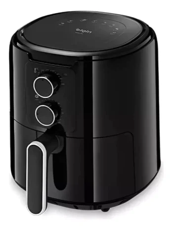 Fritadeira Elétrica Airfryer Elgin Cube Fry – 4,2 Litros | 1600W | Cor: Preto | 127V