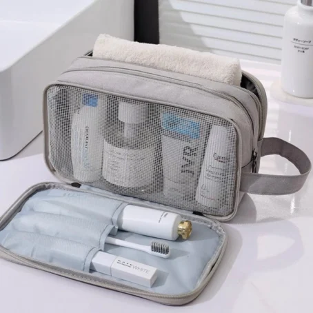 Necessaire Bolsa Masculina Feminina Grande Organizador - Imagem 5