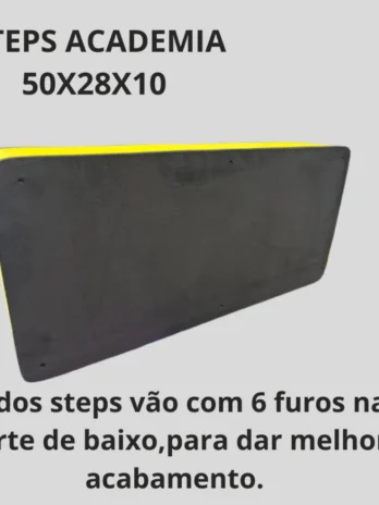 Step de Academia em EVA – 50x28x10cm | Leve, Antiderrapante e Ideal para Treinos Funcionais e Aeróbicos