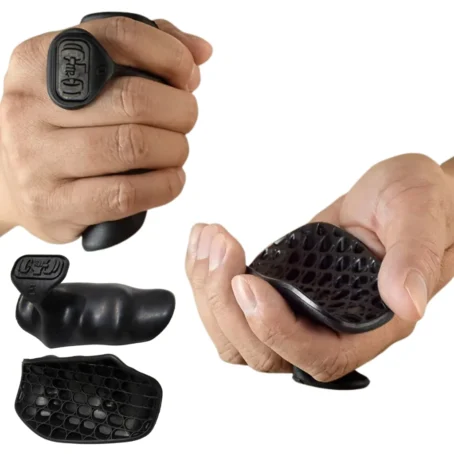 Luva Anatômica com Grip Antiderrapante – Proteção para Treino de Academia, CrossFit e Musculação