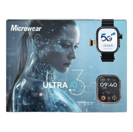 Smartwatch Microwear Ultra AI 3 5G 49mm– Linha Premium