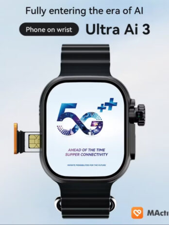 Smartwatch Microwear Ultra AI 3 5G 49mm– Linha Premium