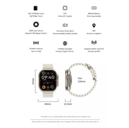 Smartwatch Microwear Ultra AI 3 5G 49mm– Linha Premium - Imagem 4