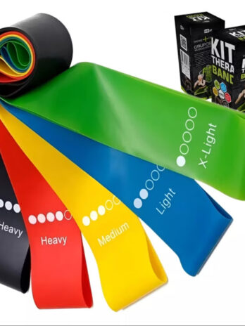 Kit 5 Elástico para Exercícios