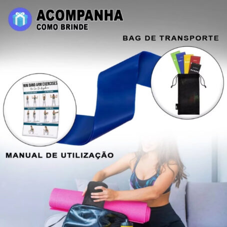 Kit 5 Elástico para Exercícios - Imagem 4