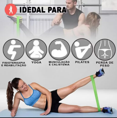 Kit 5 Elástico para Exercícios - Imagem 5