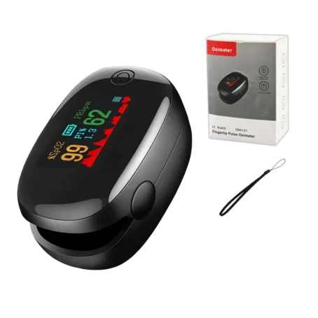 Oxímetro de Pulso Digital – Medidor de Saturação de Oxigênio no Sangue e Batimentos Cardíacos