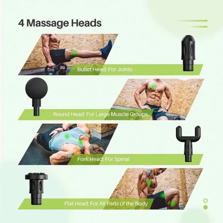 Massageador Elétrico Profissional de Alta Frequência – Relaxamento e Recuperação Muscular - Imagem 3