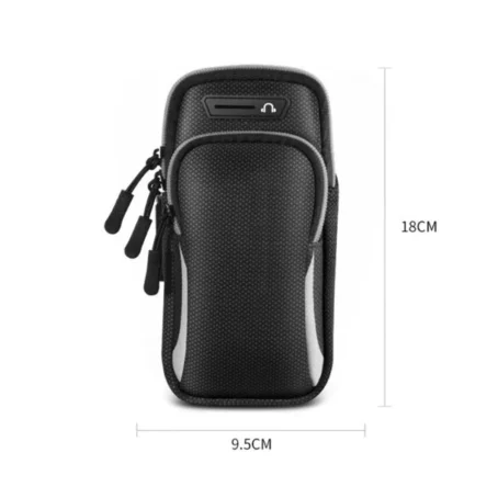 Braçadeira Fitness MBFIT – Bolsa de Braço para Celular | À Prova de Suor | Ideal para Corrida e Academia - Imagem 4
