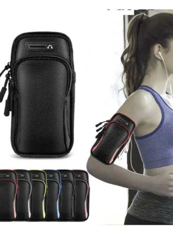 Braçadeira Fitness MBFIT – Bolsa de Braço para Celular | À Prova de Suor | Ideal para Corrida e Academia