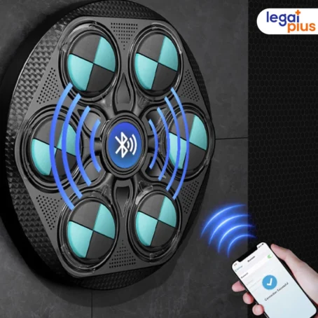 Saco de Boxe Bluetooth Recarregável – Treino de Soco com Música, Luz LED e 3 Níveis de Velocidade | Ideal para Uso em Casa - Imagem 8