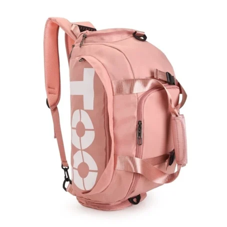 Bolsa/Mala Esportiva 3 em 1 – Mochila de Costas, Transversal e de Mão | Fitness, Treino, Futebol e Academia | Impermeável - Imagem 4