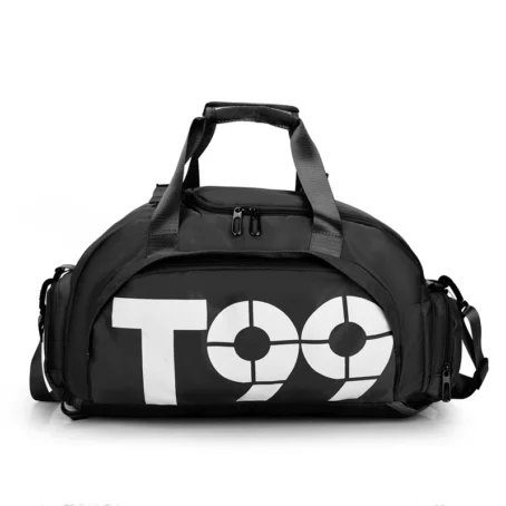 Bolsa/Mala Esportiva 3 em 1 – Mochila de Costas, Transversal e de Mão | Fitness, Treino, Futebol e Academia | Impermeável - Imagem 6