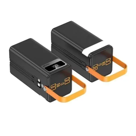 Power Bank Solar 50.000mAh – Grande Capacidade com Cabos Integrados | Carregamento Solar e Portátil | Marca Ming - Imagem 3