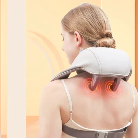 Massageador de Pescoço Inteligente – Compressão Sem Fio para Alívio de Dores e Tensão Muscular - Imagem 7