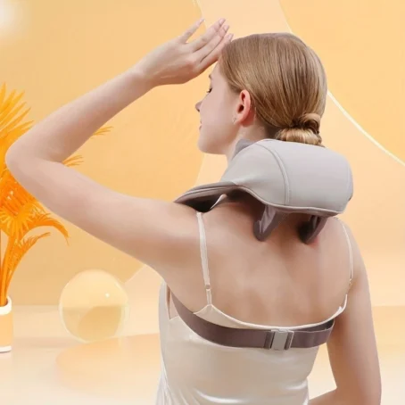 Massageador de Pescoço Inteligente – Compressão Sem Fio para Alívio de Dores e Tensão Muscular - Imagem 5