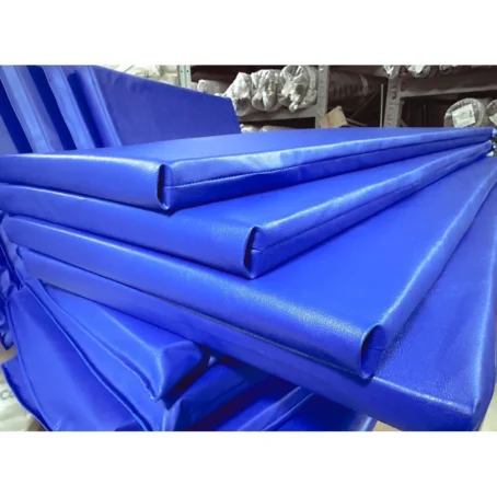 Colchonete de Academia 90x40x3cm – Compacto, Espuma Macia D23 | Impermeável | Ideal para Yoga, Pilates e Treinos | Cores: Azul ou Preto - Imagem 2