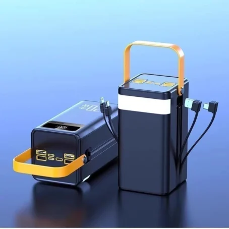 Power Bank Solar 50.000mAh – Grande Capacidade com Cabos Integrados | Carregamento Solar e Portátil | Marca Ming - Imagem 4