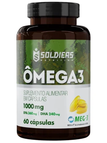 Ômega 3 – 60 Caps – 1000mg (MEG 3) – Soldiers Nutrition