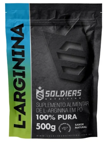 Arginina 500g – 100% Puro Importado – Soldiers Nutrition