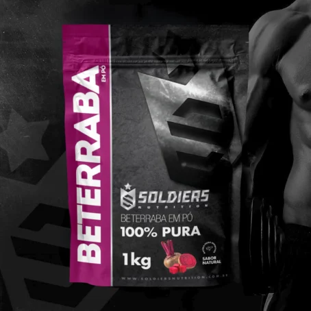 Beterraba Em Pó 1Kg - 100% Pura - Soldiers Nutrition