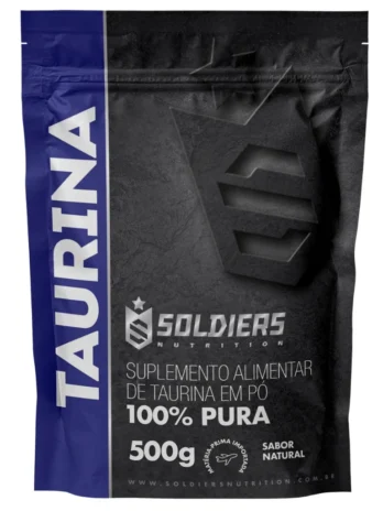 L-Taurina 500g – 100% Pura Importada – Soldiers Nutrition