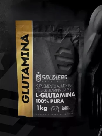 L-Glutamina 1kg – 100% Pura Importada – Soldiers Nutrition