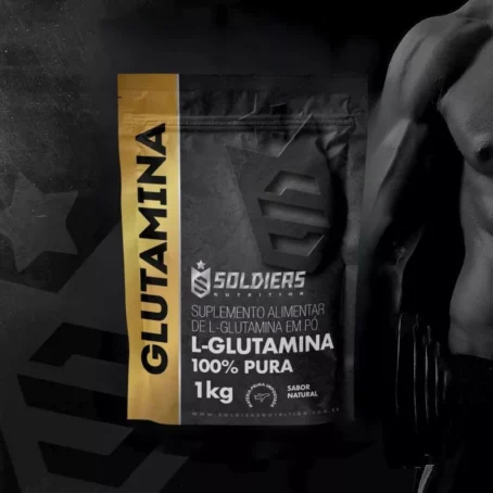 L-Glutamina 1kg - 100% Pura Importada - Soldiers Nutrition - Imagem 2