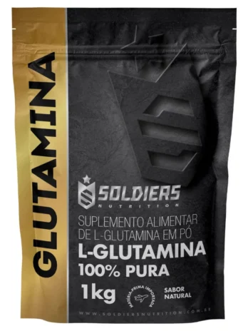 L-Glutamina 1kg – 100% Pura Importada – Soldiers Nutrition