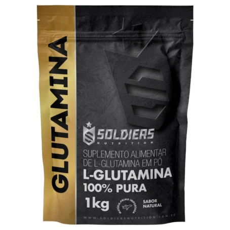 L-Glutamina 1kg - 100% Pura Importada - Soldiers Nutrition