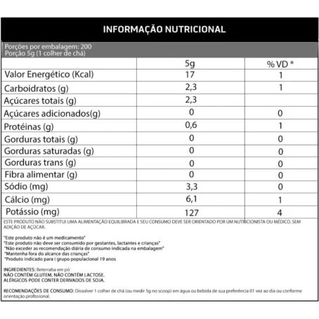 Beterraba Em Pó 1Kg - 100% Pura - Soldiers Nutrition - Imagem 2