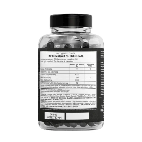 Pré Treino Dilafix Extra Pump Vasodilatador 120 Caps Dark Lab - Imagem 2