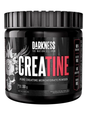 Creatina Darkness Monohidratada 300g – Potência, Resistência e Recuperação Muscular para Melhor Performance