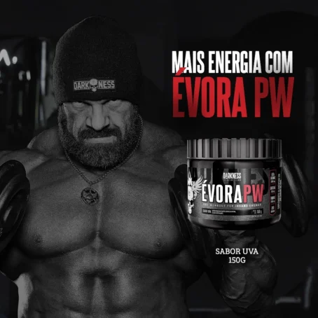 Evora Pré-Treino 150g Darkness - Cafeína e Taurina para Treinos Mais Intensos e Desempenho Máximo - Imagem 6