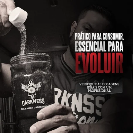 Dark Whey 900g Darkness - 100% Puro, Rico em BCAAs, Alto Teor de Proteína para Recuperação Muscular - Imagem 3