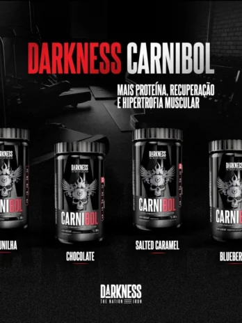 Darkness Carnibol Proteína Ultra Concentrada Carne em Pó Ganho Massa Muscular e Aumento Força Sabor – 900g